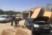 تصادف زنجیره ای ۵ خودرو در بلوار چمران  &nbsp;